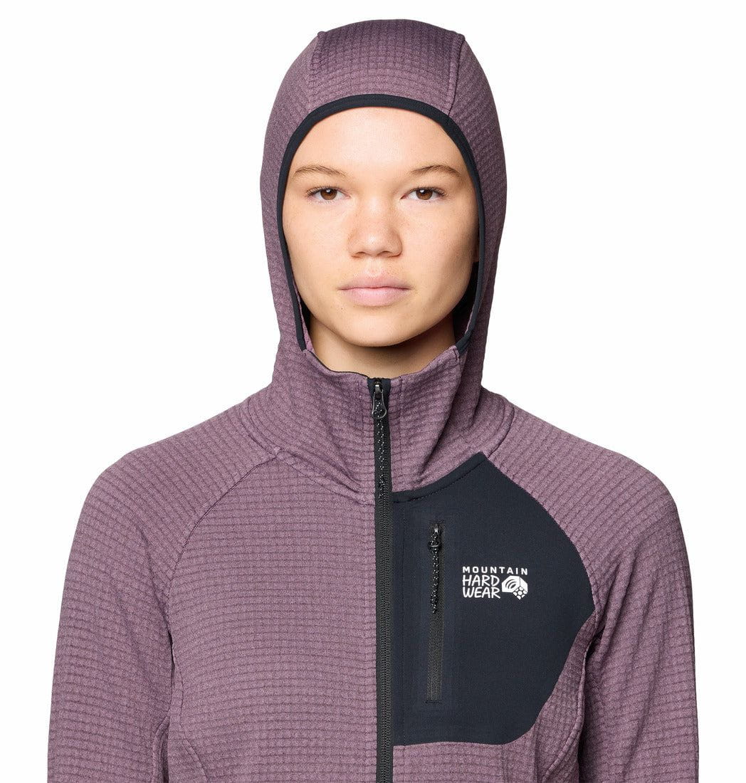 Women's Polartec Power Grid Full Zip Hoody Mountain Hardwear