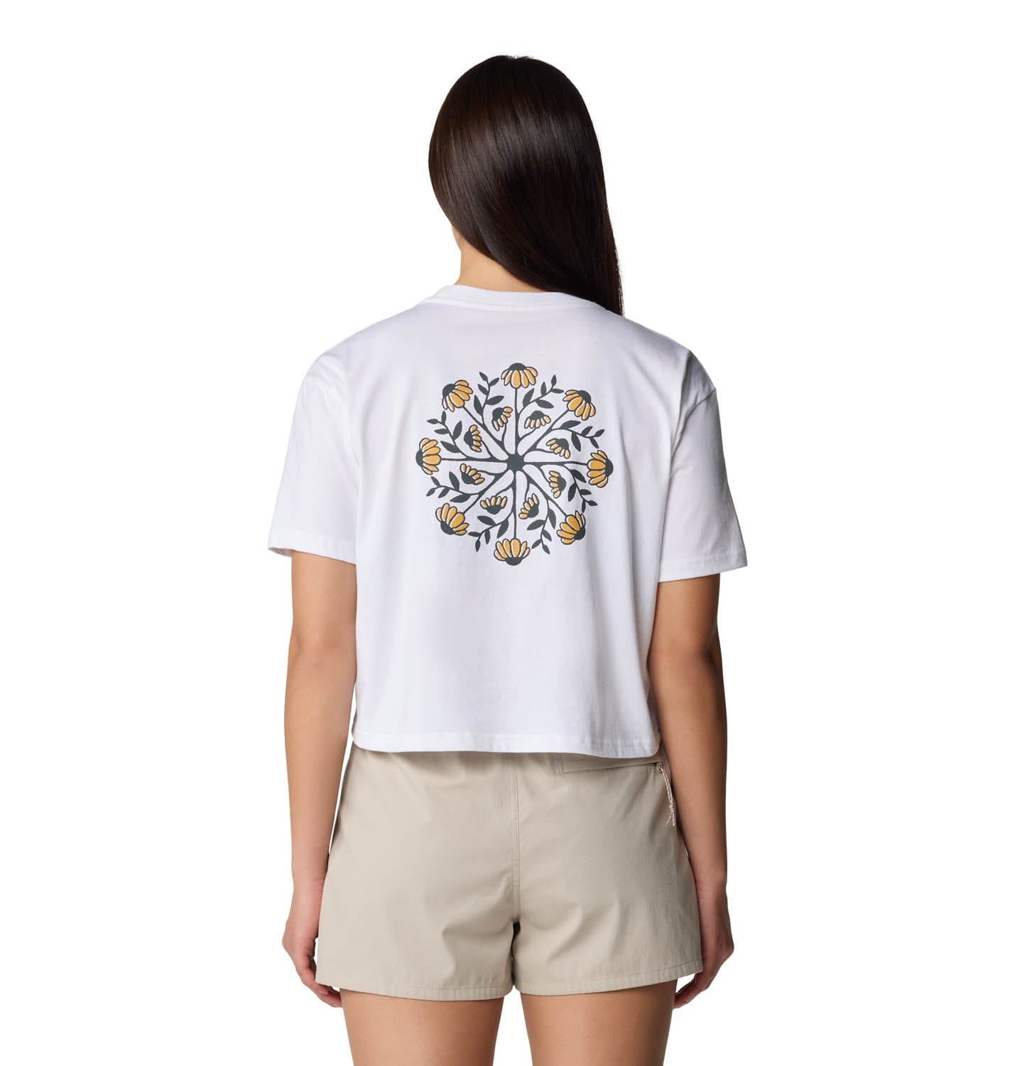 Women's Seek Floral Boxy Crop Short Sleeve Mountain Hardwear