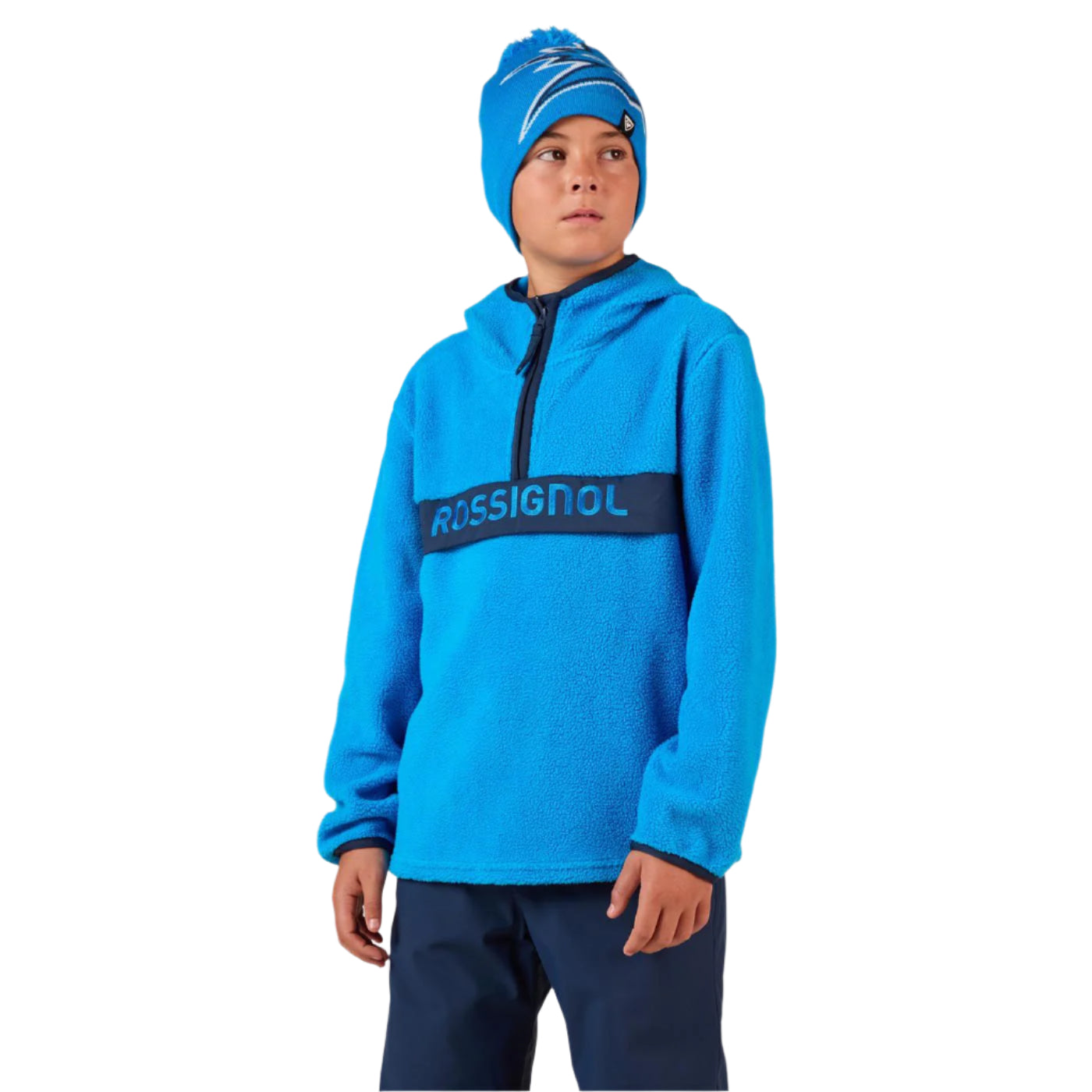 Kids' JR Alltrack Anorak Fleece Rossignol