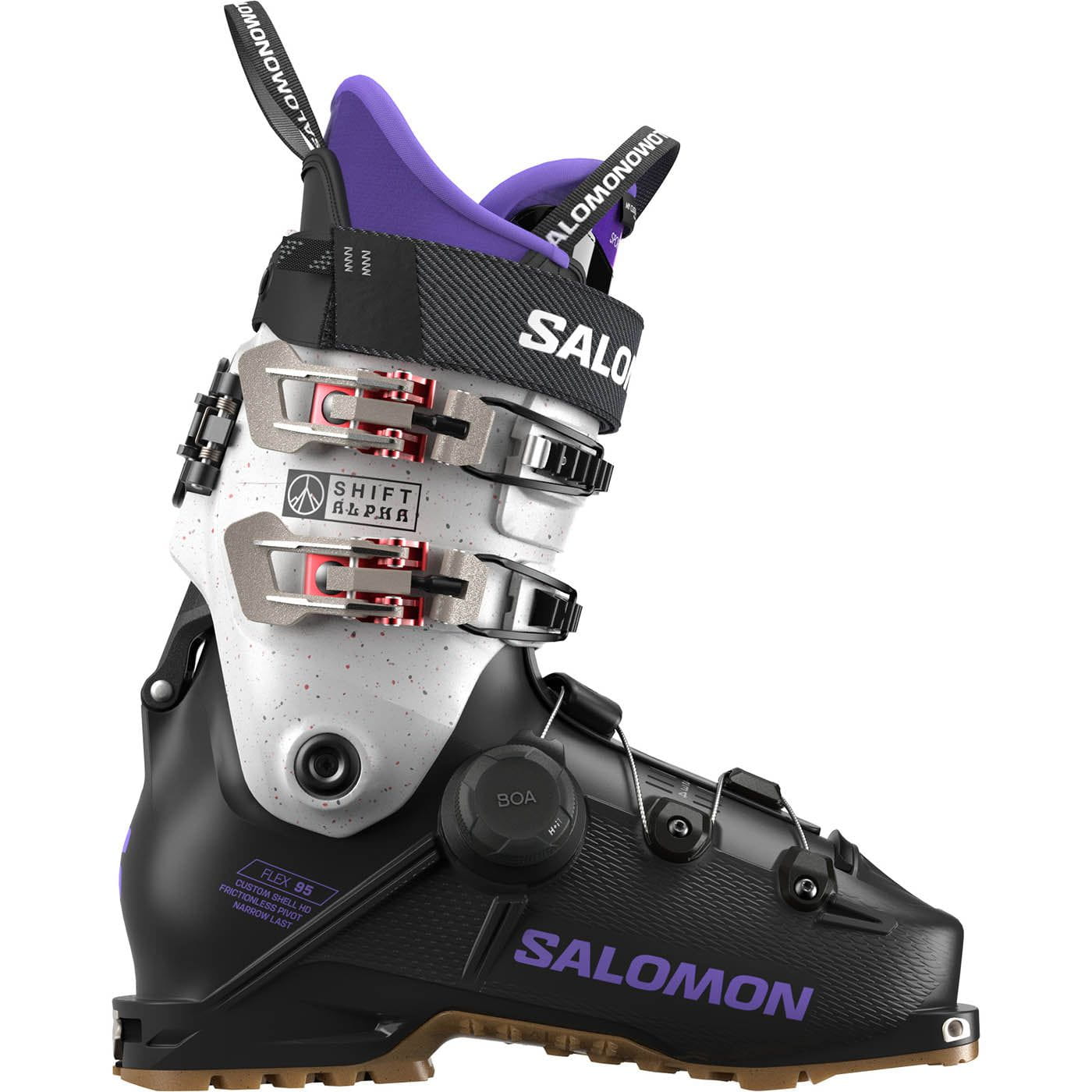 Salomon SKI - Boots Salomon *25W* ALP. Boots SHIFT ALPHA BOA 95 W Bk/Ul Vi