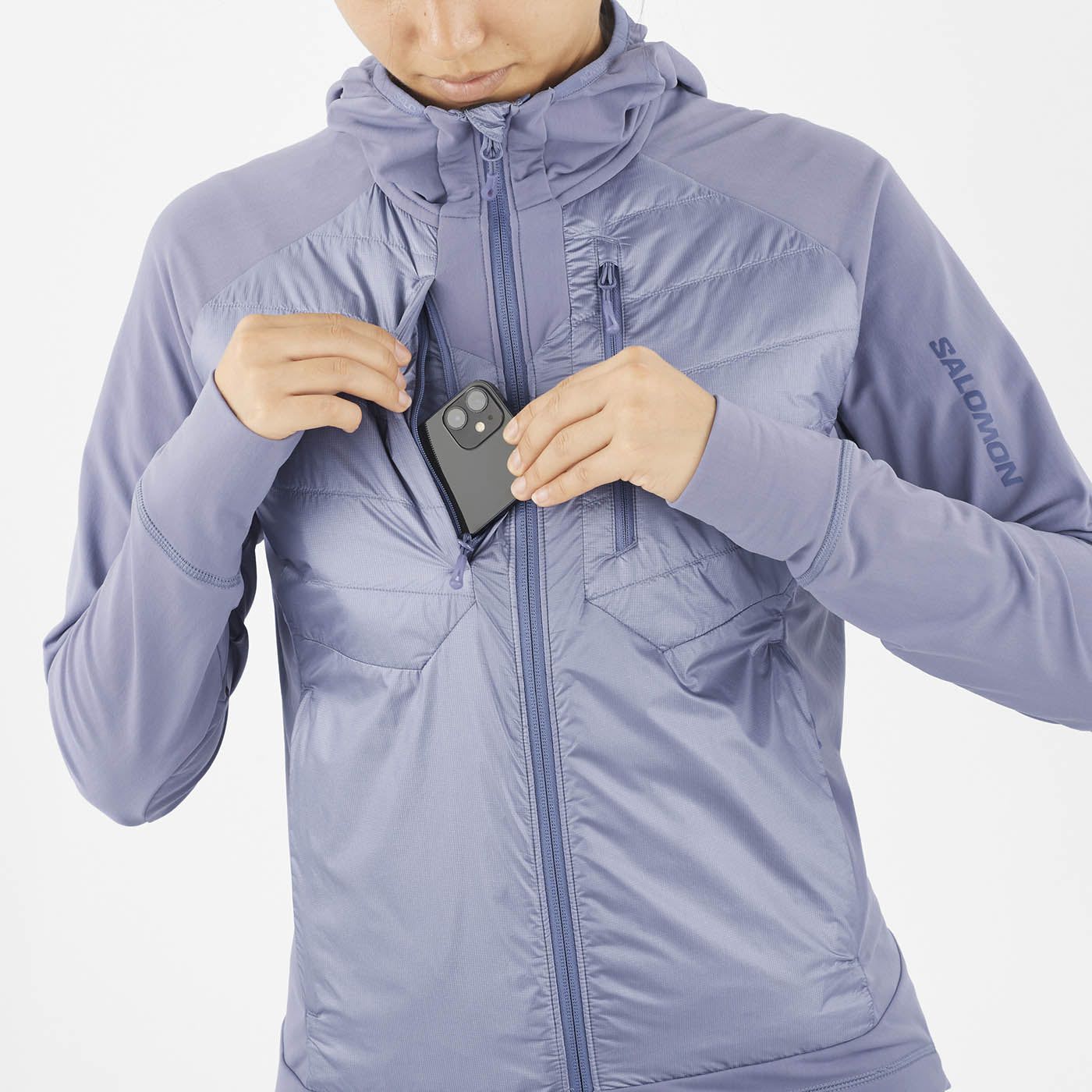 Salomon CLOTHING - Women - Outerwear - Jacket Salomon *25W* Elixir Hybrid Hd Insul W