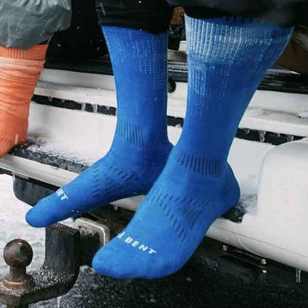 blue ski socks