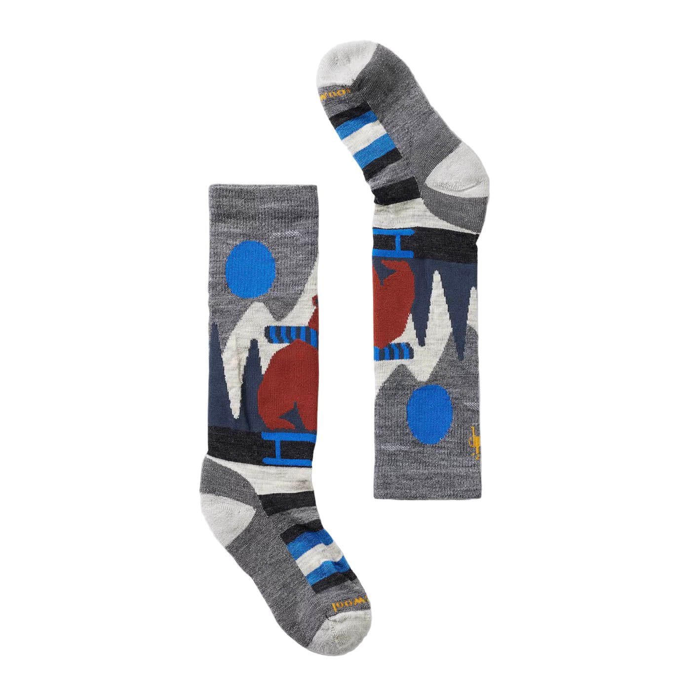 Kids' Ski Light Cushion Sleigh Bear OTC Socks Smartwool