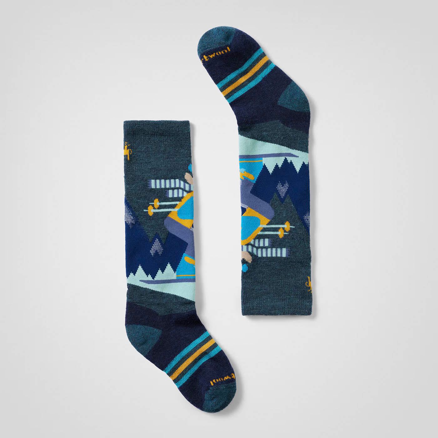 Smartwool Ski Socks Kids' Wintersport Full Cushion Mountain Moose OTC Socks