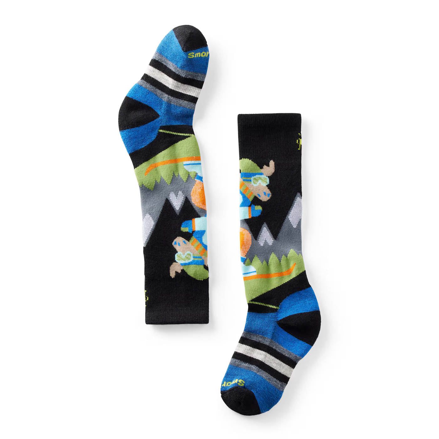 Smartwool Ski Socks Kids' Wintersport Full Cushion Mountain Moose OTC Socks