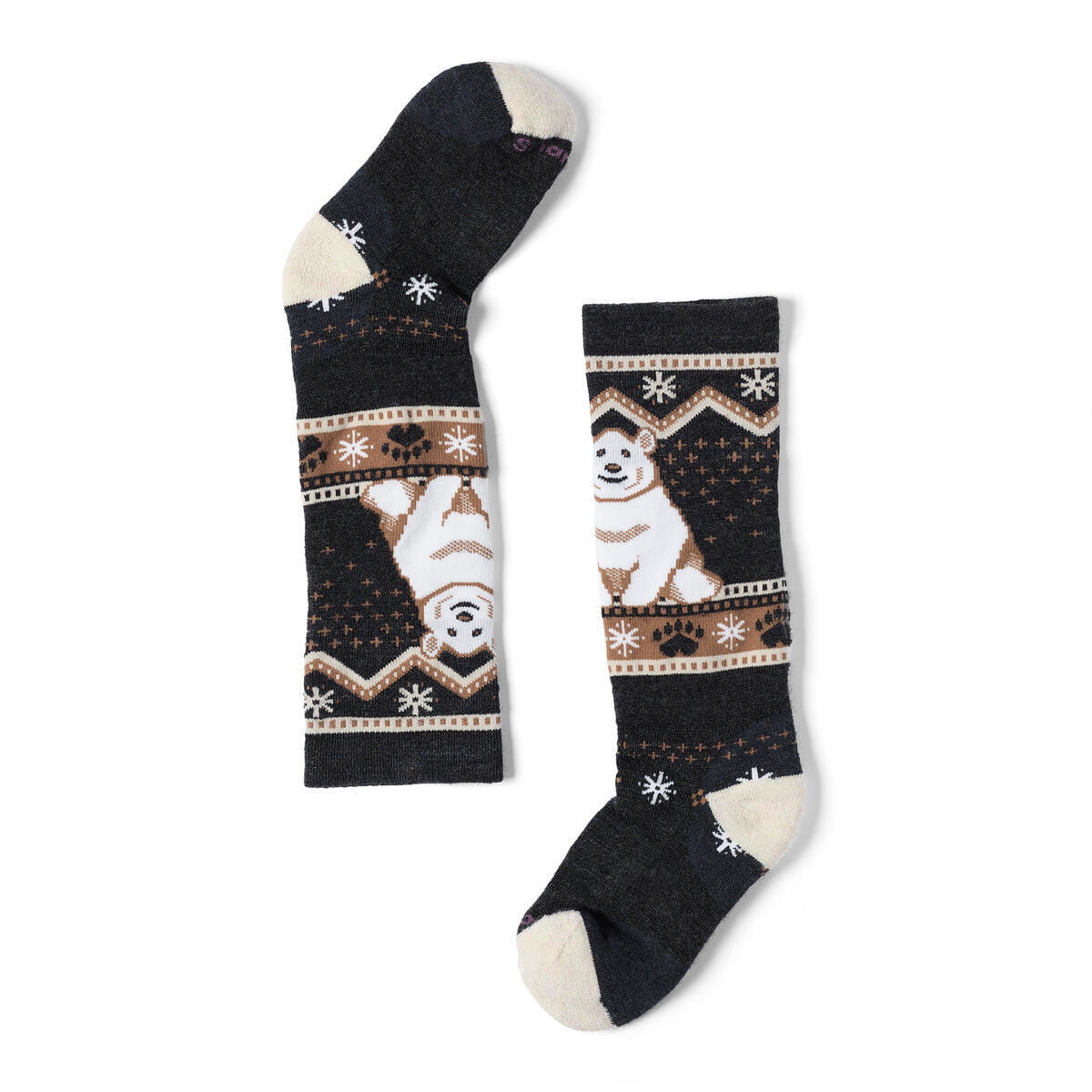 Smartwool CLOTHING - Socks Smartwool *26W* Kids' Wintersport Full Cushion Polar Bear OTC Socks
