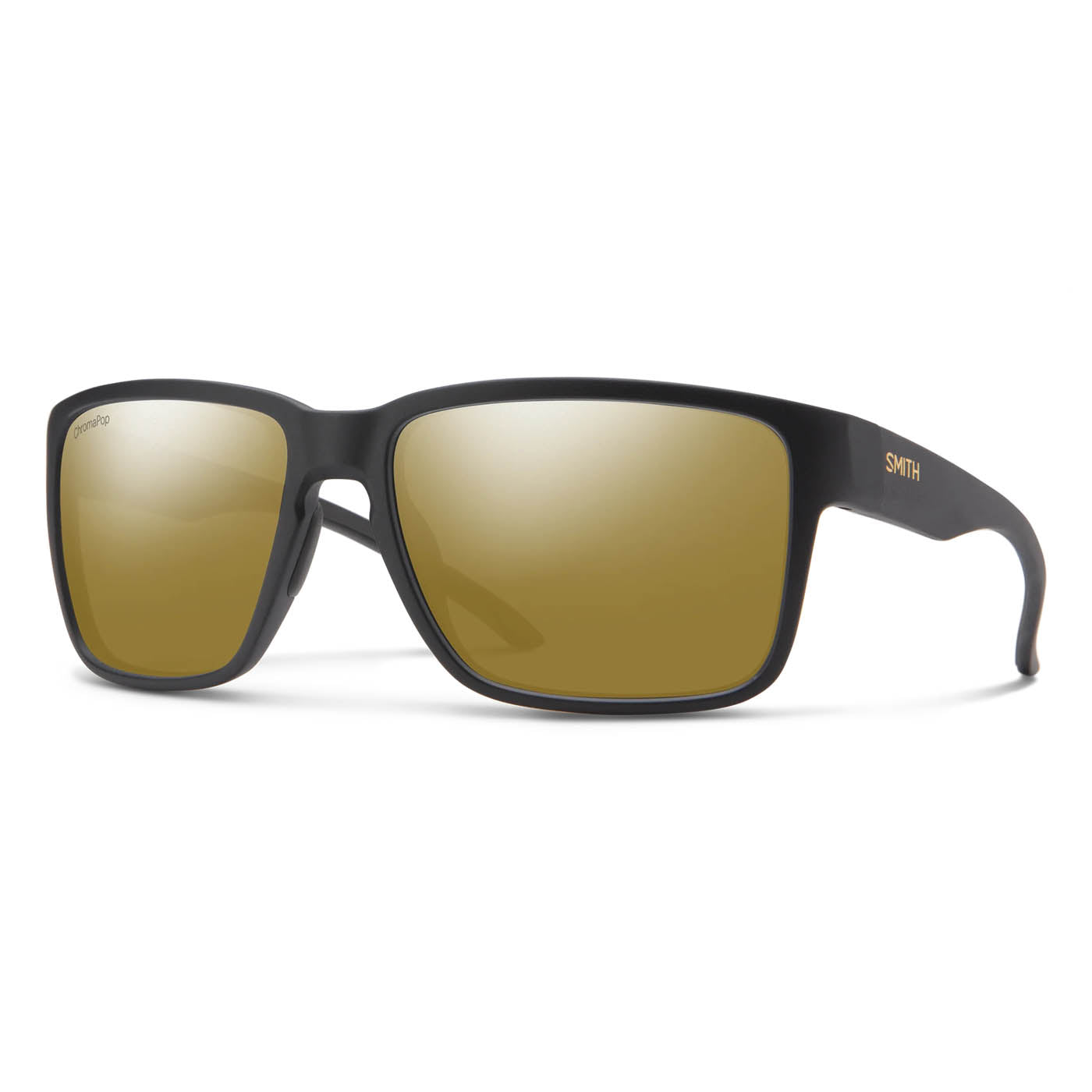 Smith Sunglasses Emerge Matte Black ChromaPop Polarized Bronze Mirror