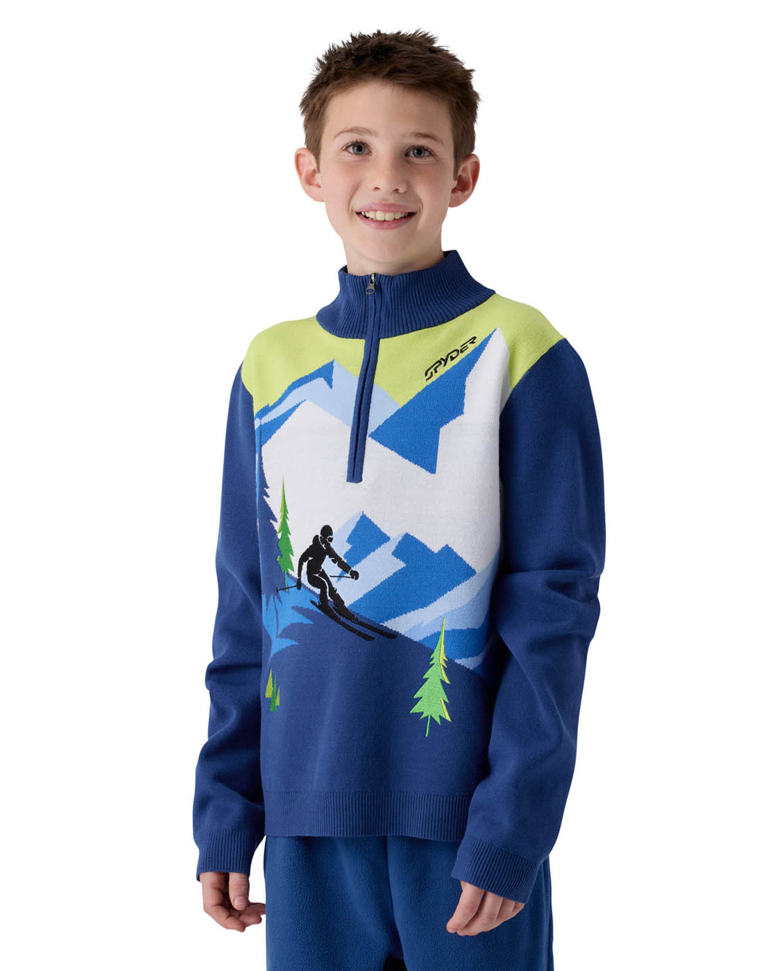 Spyder Pullover Boy's Blizzard Ski Sweater