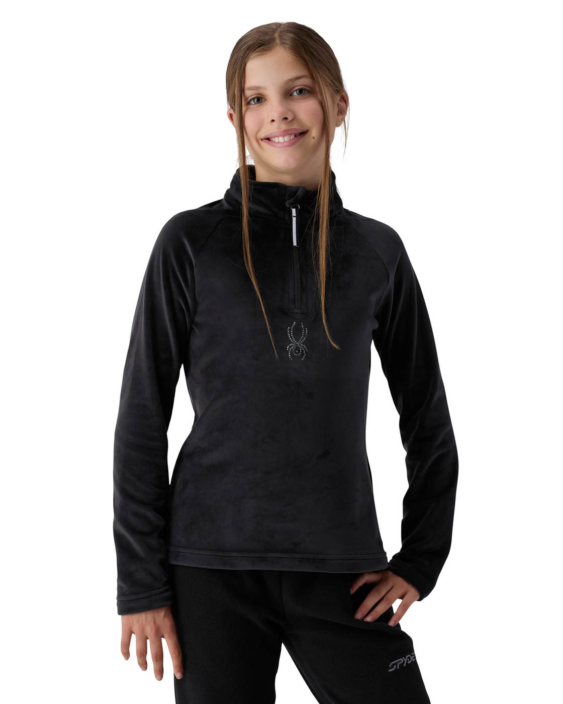 Girl's Shimmer Bug 1/2 Zip Spyder