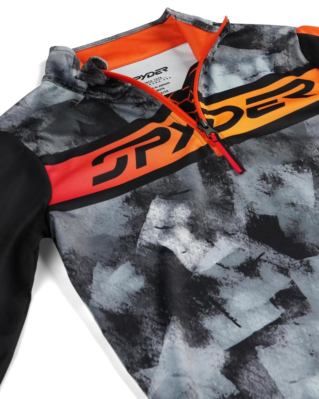 Spyder CLOTHING - Kids - Apparel - Top Spyder *25W* Boy's  Jacobs 1/2 Zip