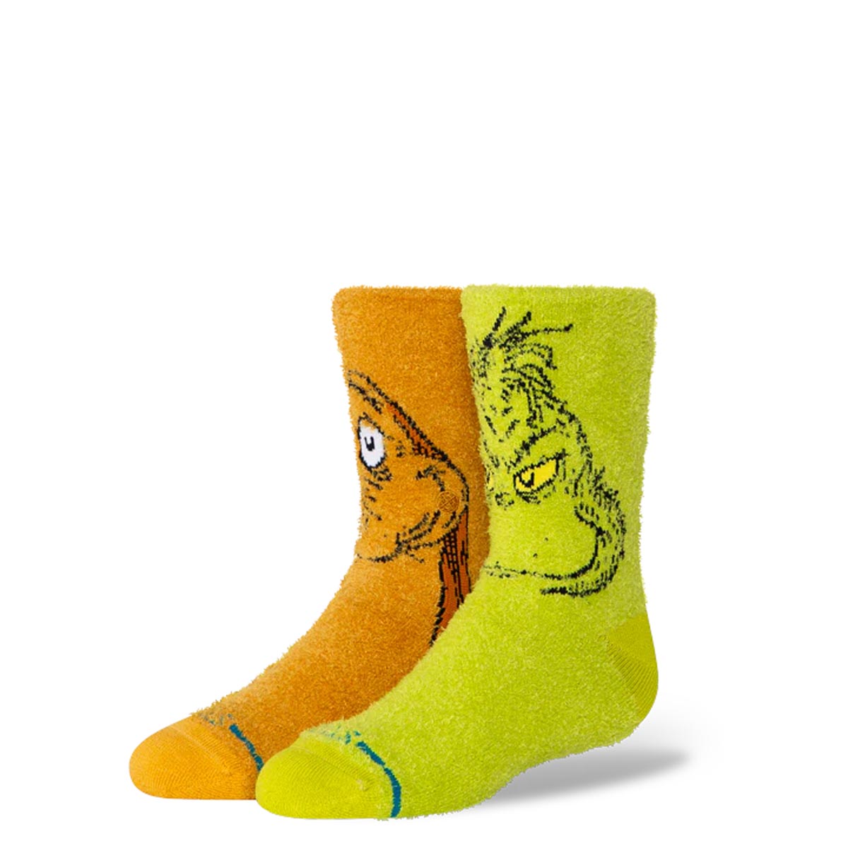 Stance Socks Kids' The Grinch x Stance Grinch And Max Crew Socks