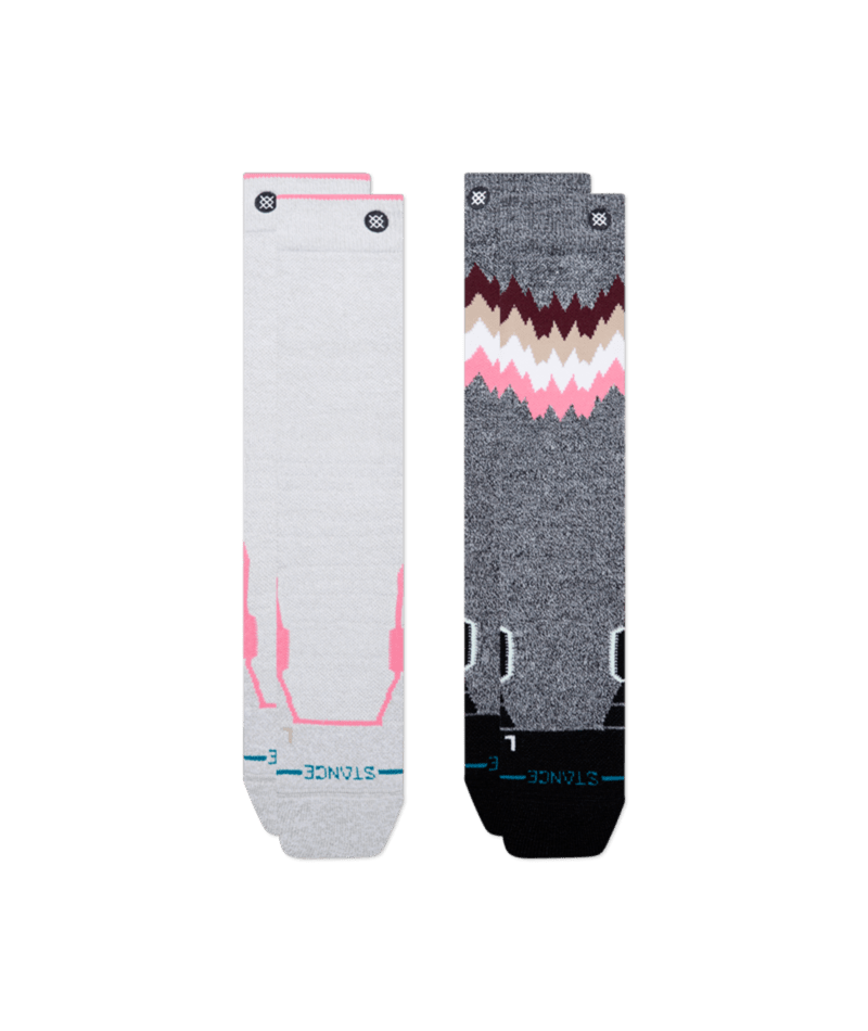 Stance CLOTHING - Socks Stance *26W* W Snow 2X Mid Poly 2pk