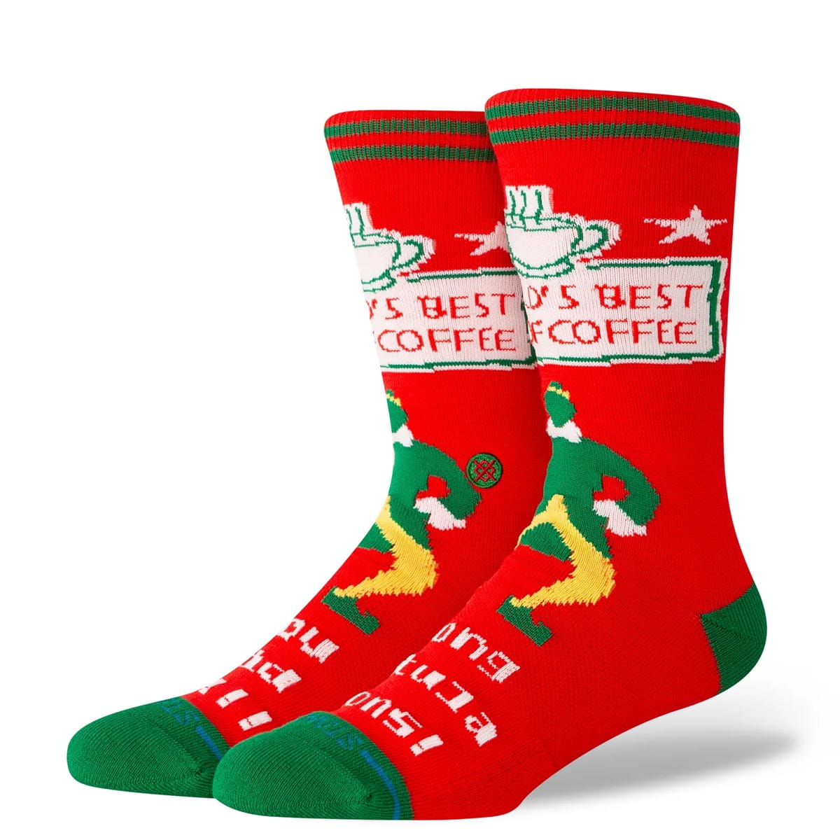 Stance Socks Unisex Elf x Stance Worlds Best Crew Socks