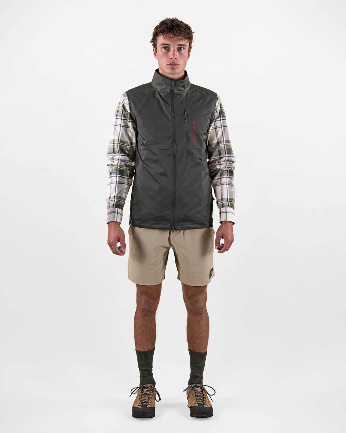 Men's Pertex Light Windbreaker Vest V-8 The Mountain Studio