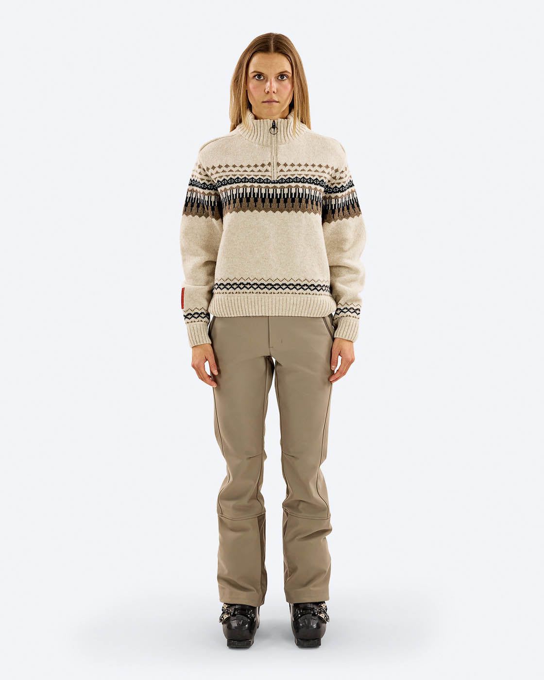 Women's K-7 Ski Lambswool Sweater The Mountain Studio