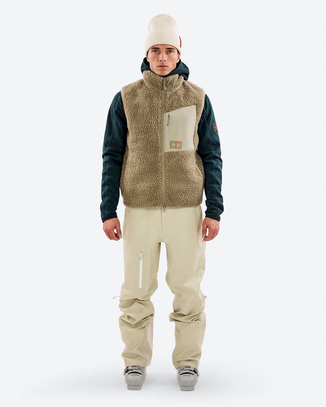 Men's V-5 Soft Wool Pile Vest The Mountain Studio