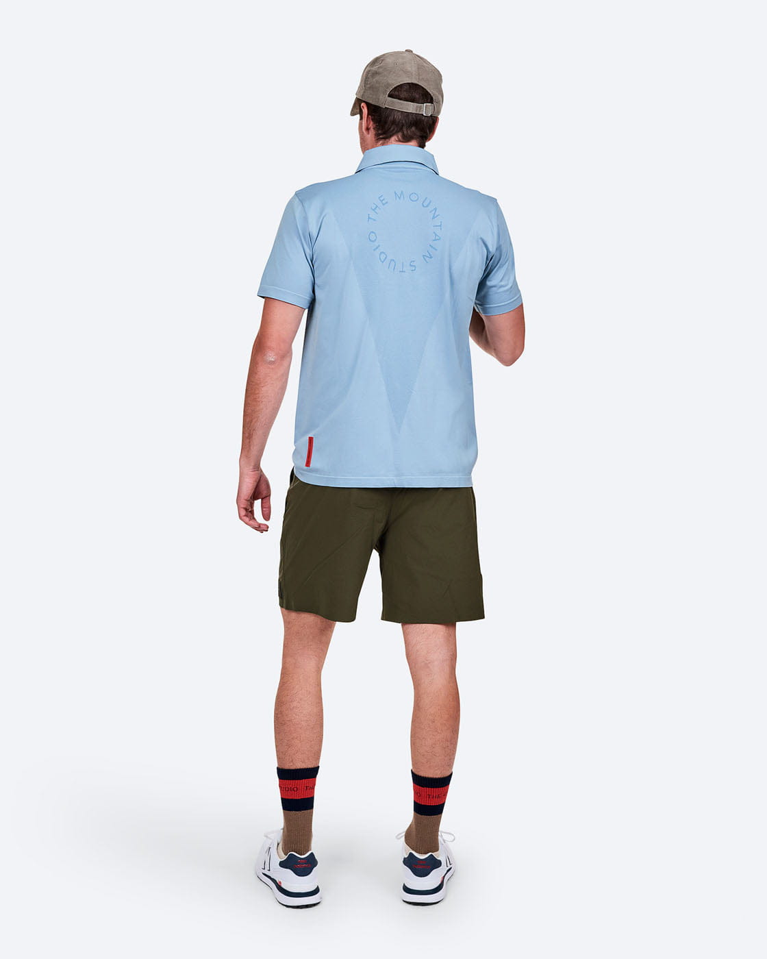 The Mountain Studio CLOTHING - Men - Apparel - Top Mountain Studio *26S* Two Tone Tech Polo Shirt