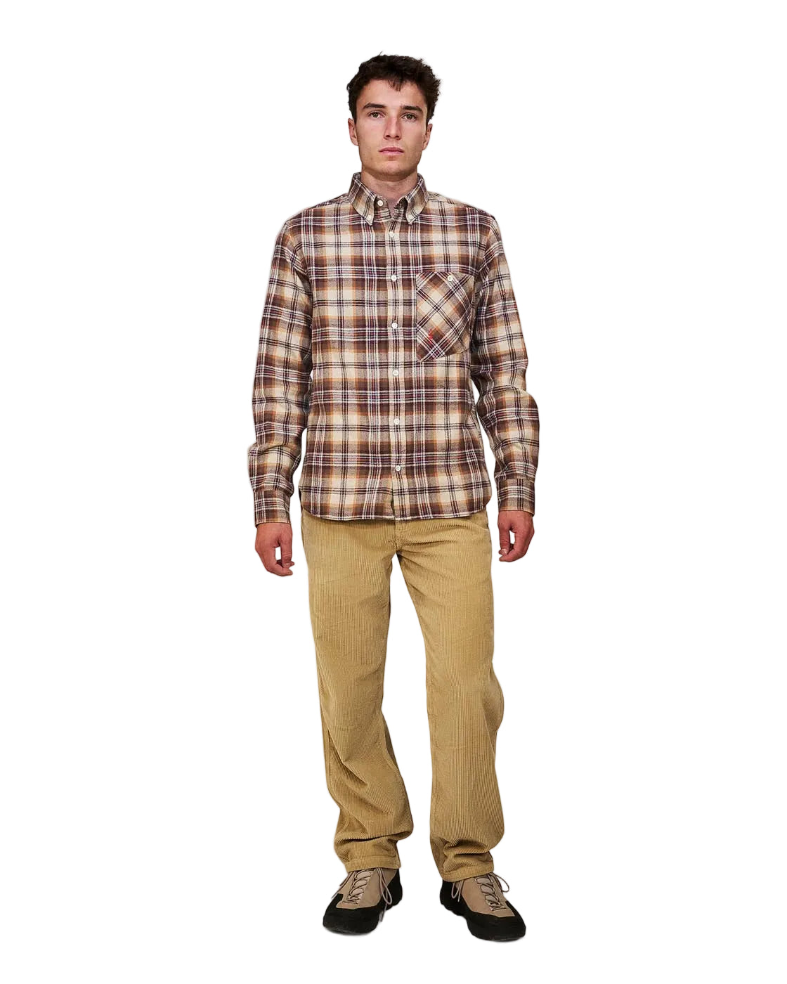 The Mountain Studio CLOTHING - Men - Apparel - Top TMS *26W* Button Down Flannel Shirt