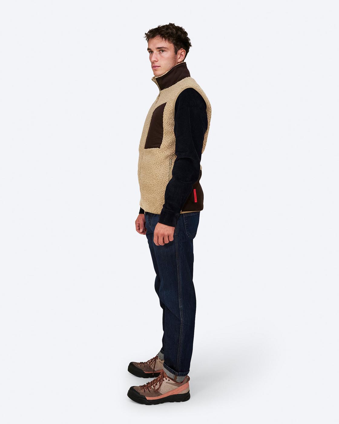 TMS *26W* Soft Wool Pile Cord Vest The Mountain Studio