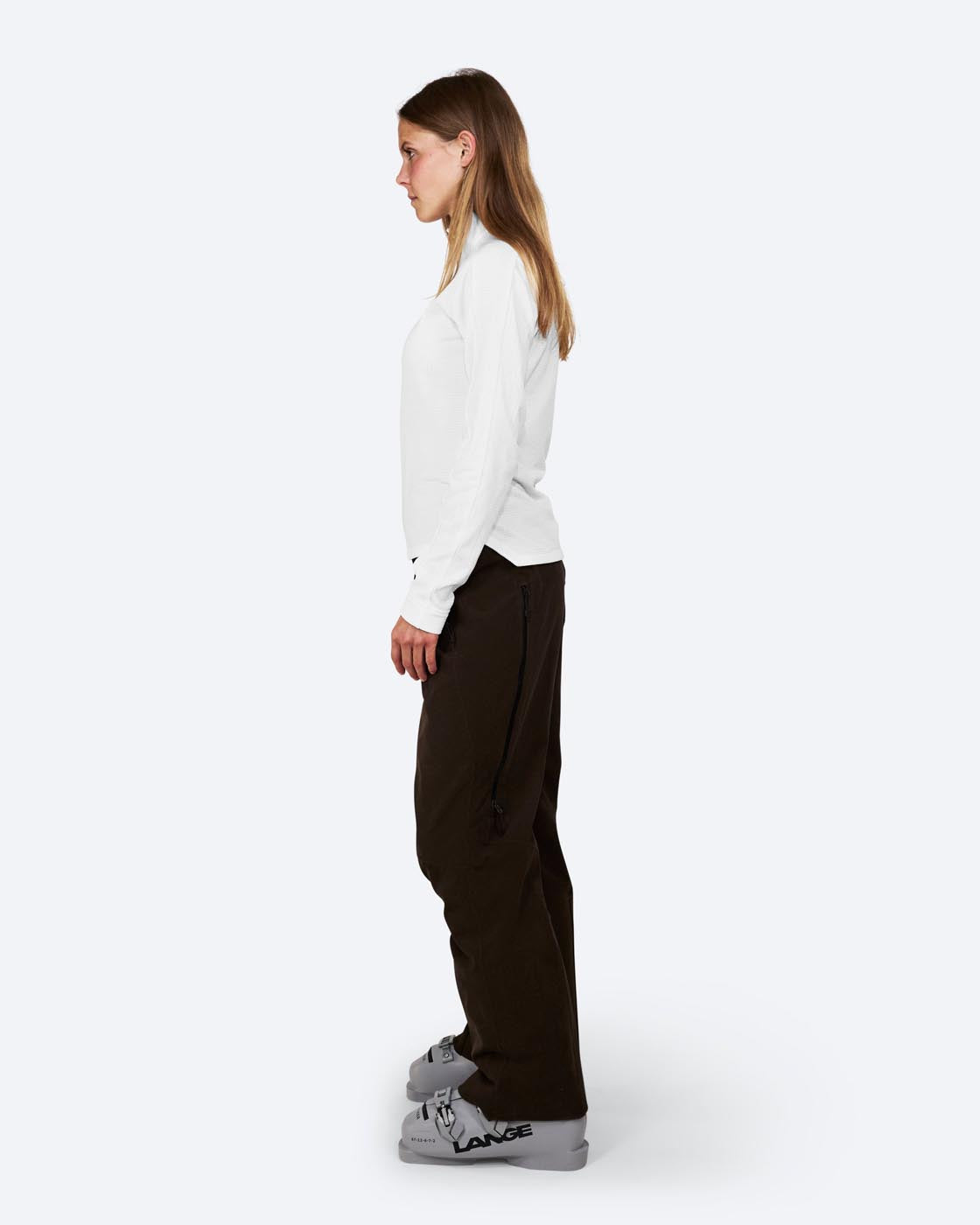 The Mountain Studio CLOTHING - Women - Apparel - Top TMS *26W* W. Light Tech Fleece Half Zip