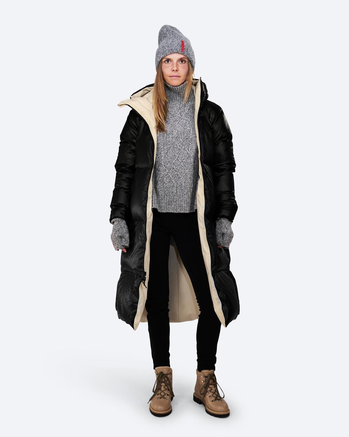 TMS *26W* W. Pertex Reversible Tecno Down Coat The Mountain Studio