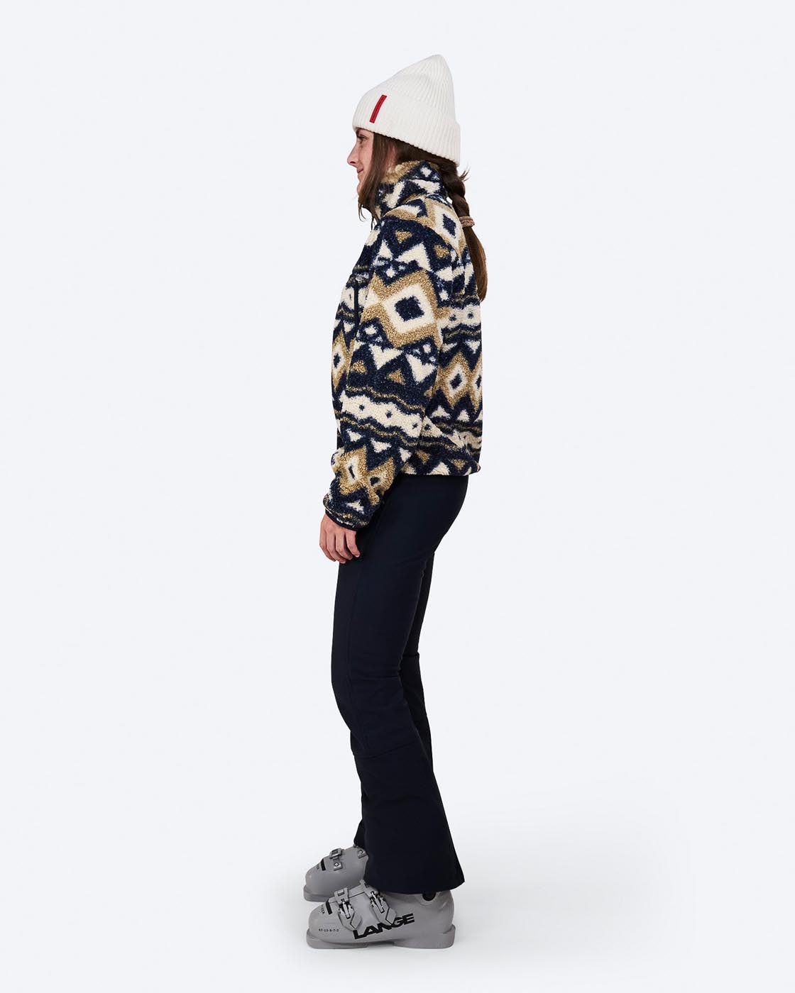 TMS *26W* W. Soft Pile Print Jacket The Mountain Studio