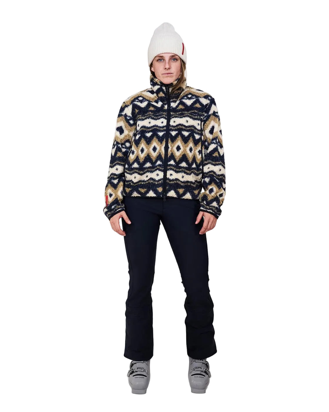TMS *26W* W. Soft Pile Print Jacket The Mountain Studio