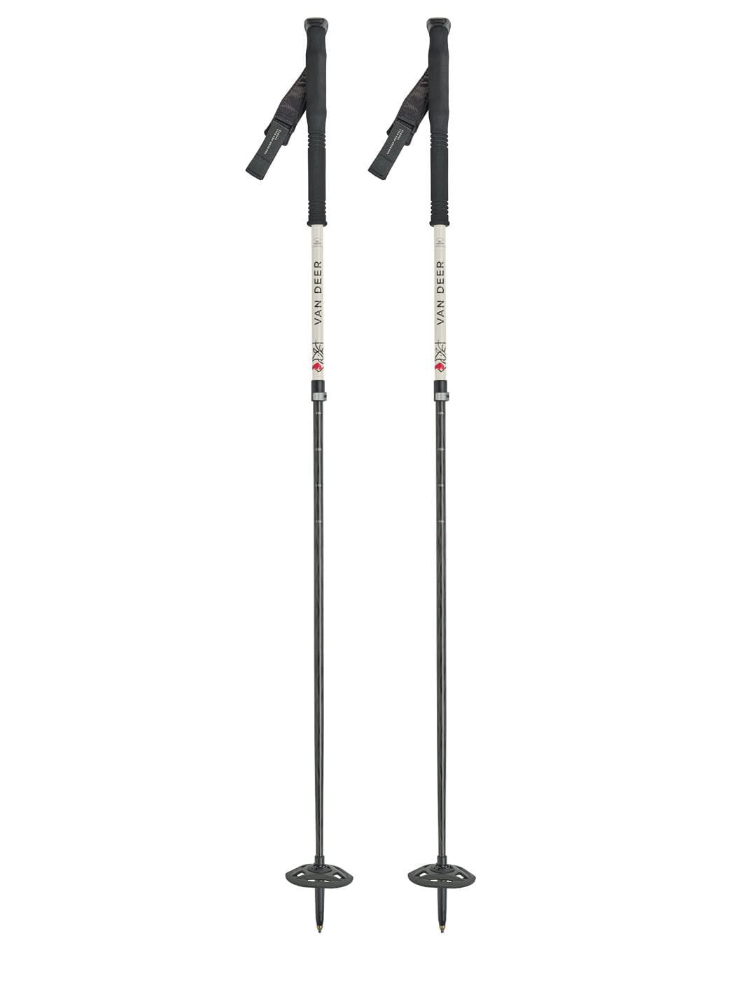 Van Deer SKI - Poles Van Deer *26W* Free Carbon Duplo Telescoping 110-140 Poles