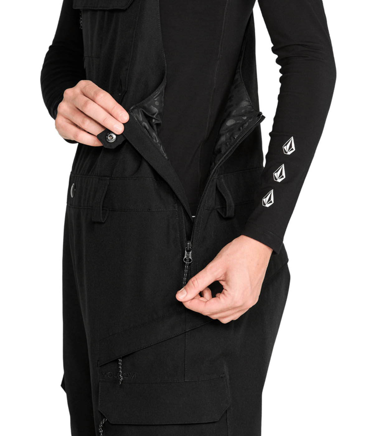 Volcom CLOTHING - Women - Outerwear - Pant Volcom *26W* Women's Creston 3D Stretch Bib