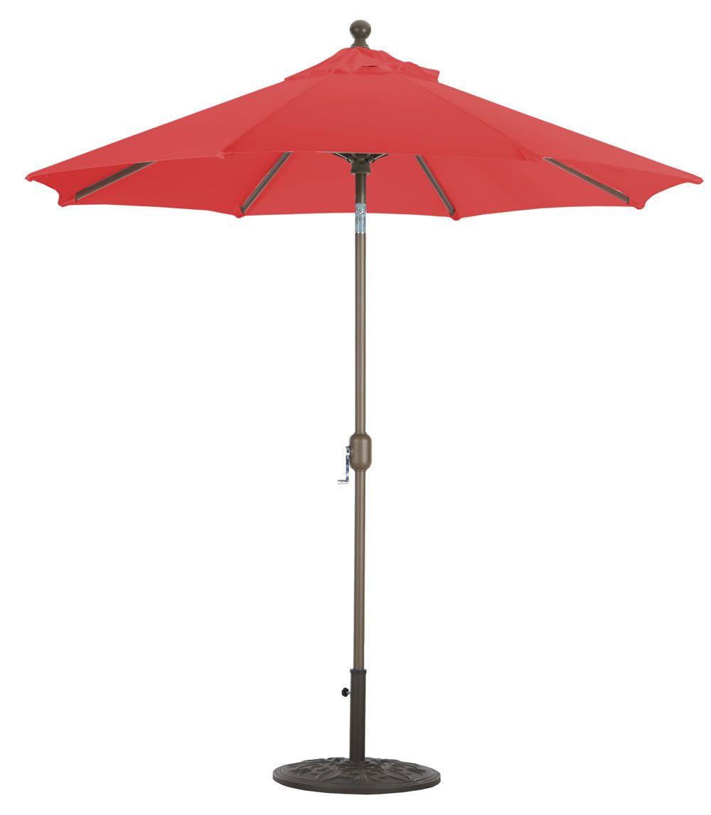 727BK 7.5' Auto Tilt Umbrella - B Grade Single Vent Galtech
