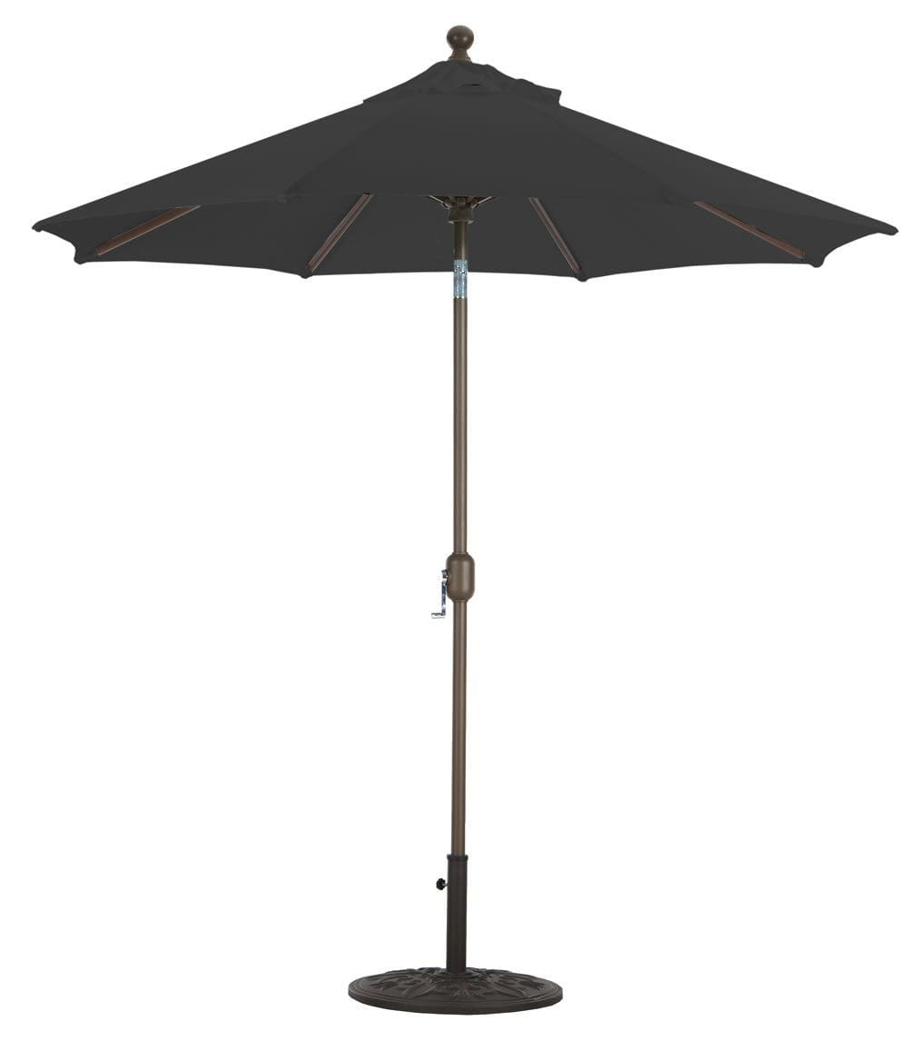 727BK 7.5' Auto Tilt Umbrella - B Grade Single Vent Galtech