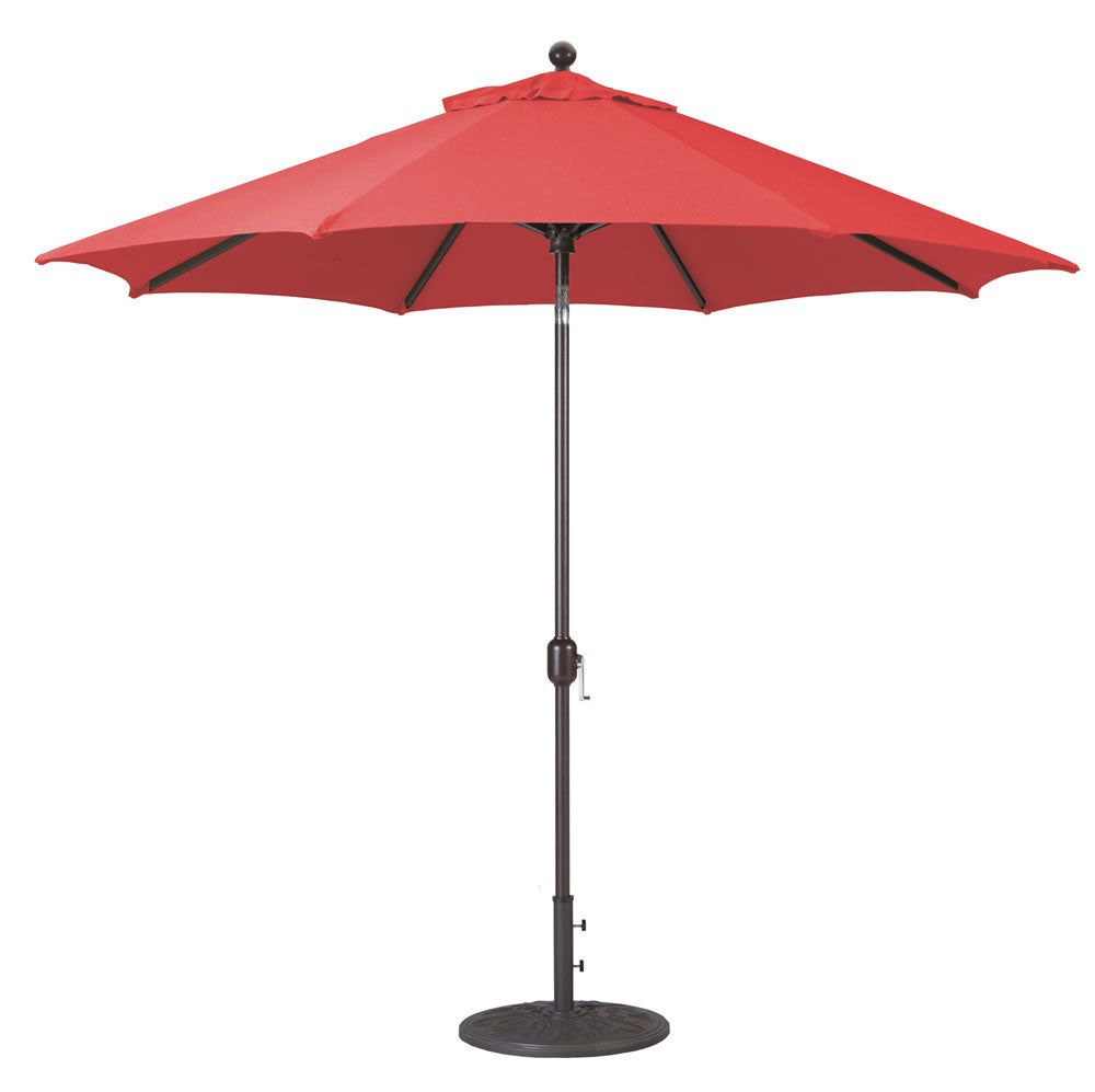 737BK 9' Auto Tilt Umbrella - B Grade Single Vent Galtech