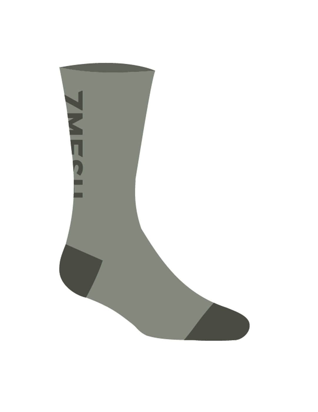 7mesh CLOTHING - Socks 7MESH *26S*  7Mesh Ashlu Merino Sock - 7" Unisex