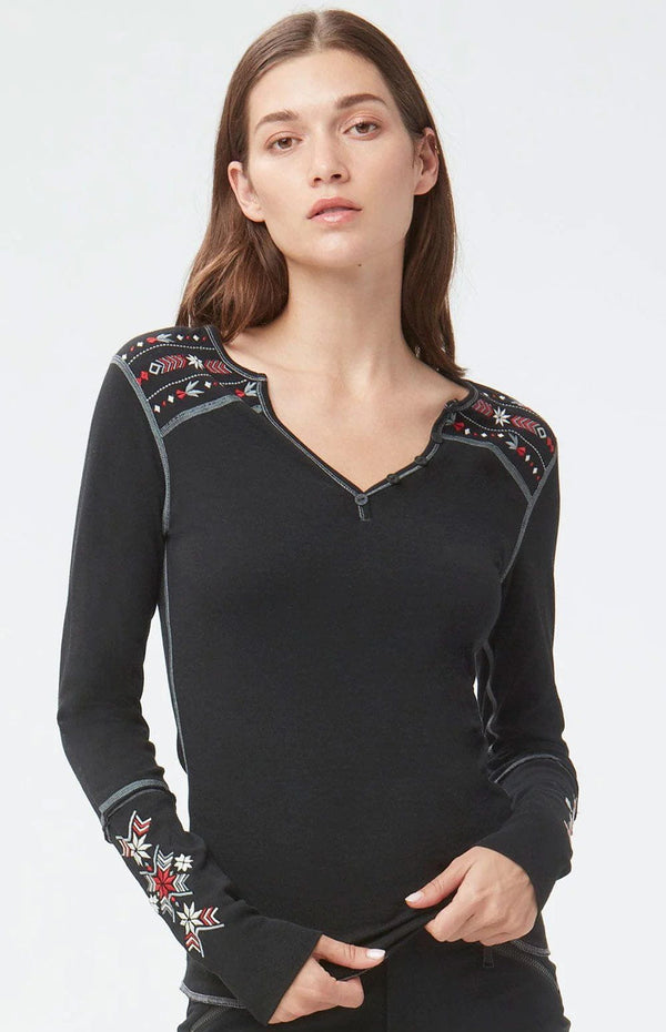 Alp-N-Rock CLOTHING - Women - Apparel - Top Alp-N-Rock *23W* Women's Anabel Henley Shirt