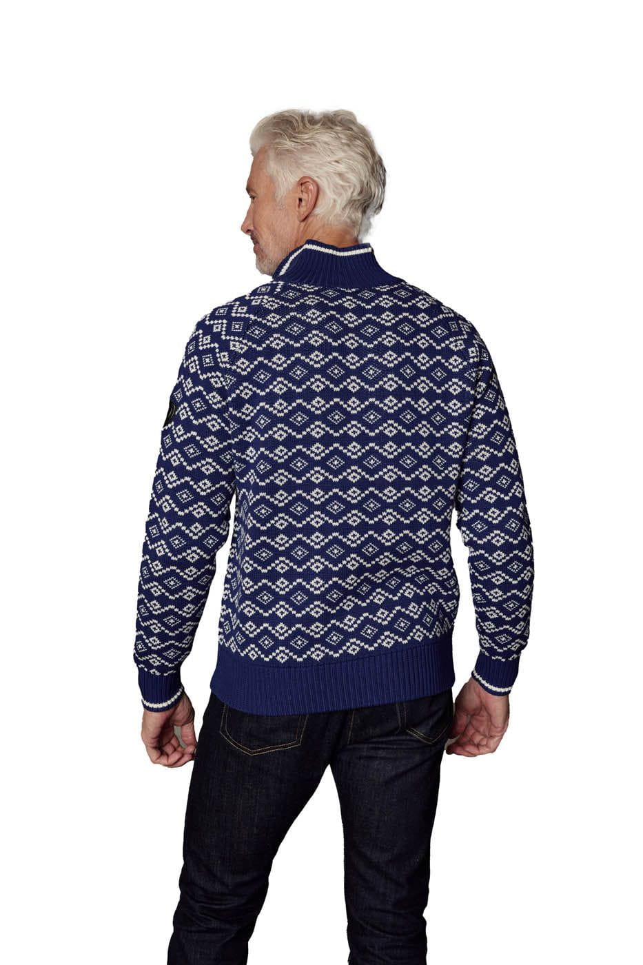 Men's Leo Fairisle Half Zip Sweater Alp-N-Rock