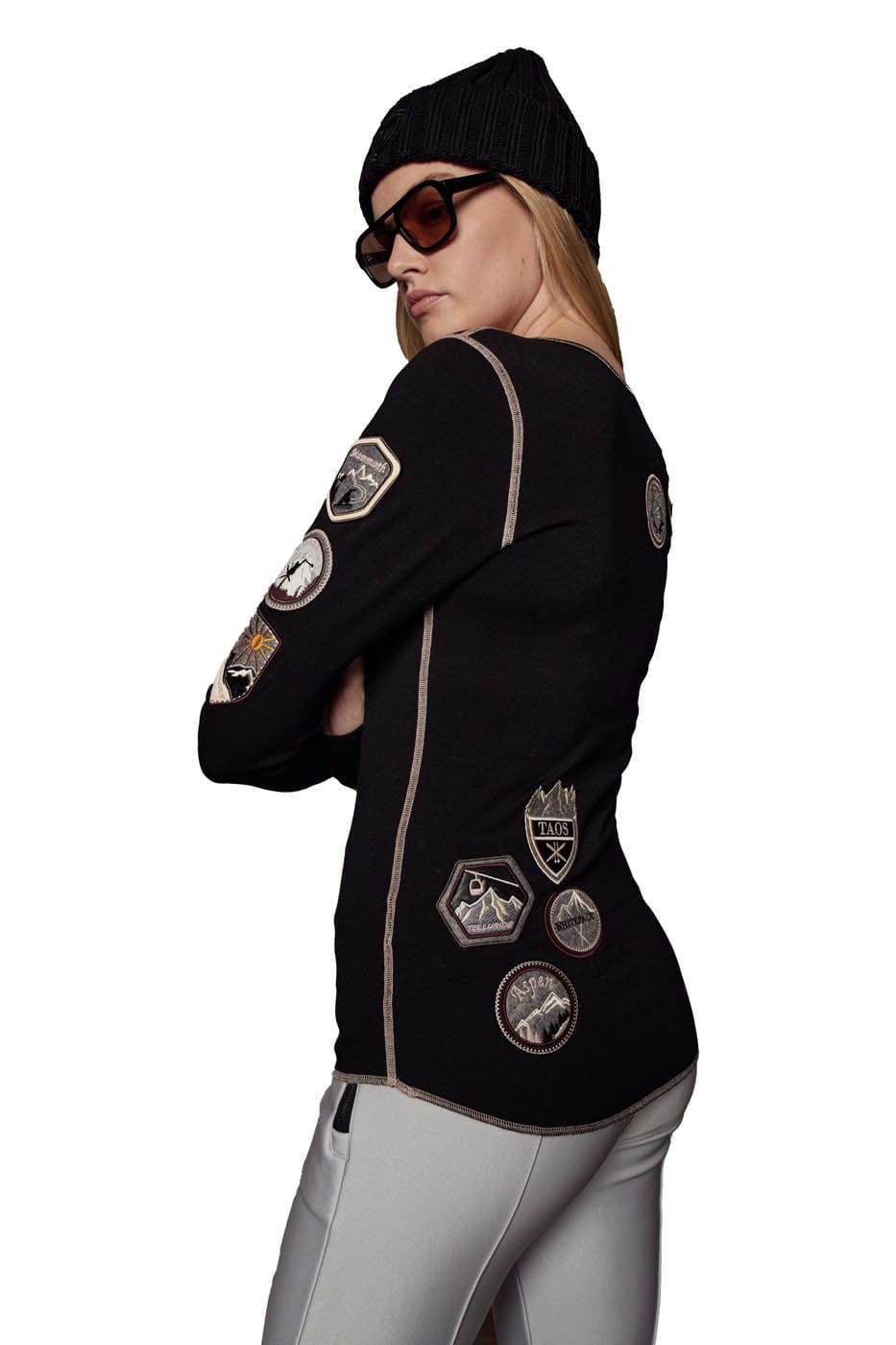 Alp-N-Rock *25W* Women's USA Resort Henley Shirt Alp-N-Rock