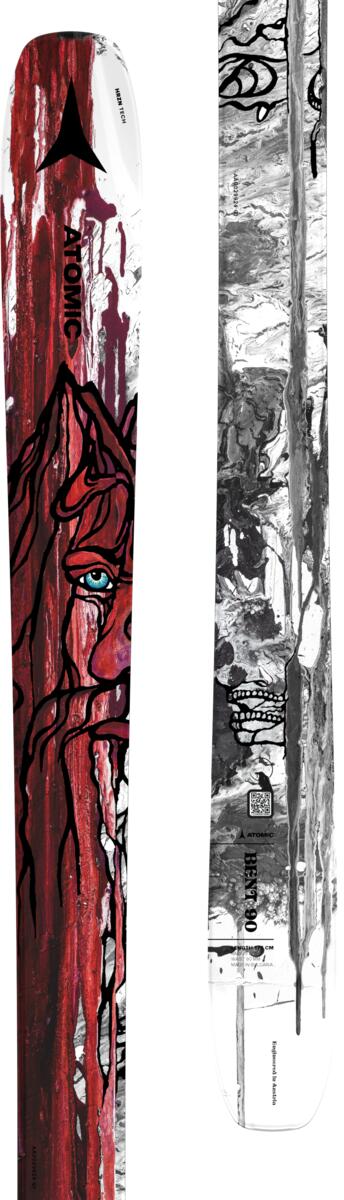 Atomic SKI - Skis Atomic *23W*  N BENT 90 Red/Grey