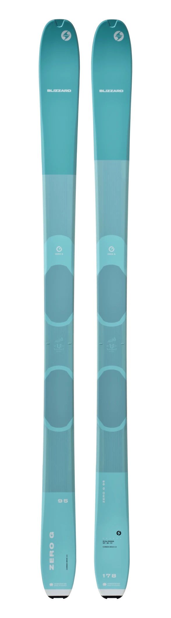 Blizzard Touring Women's Zero G 95 Light Blue