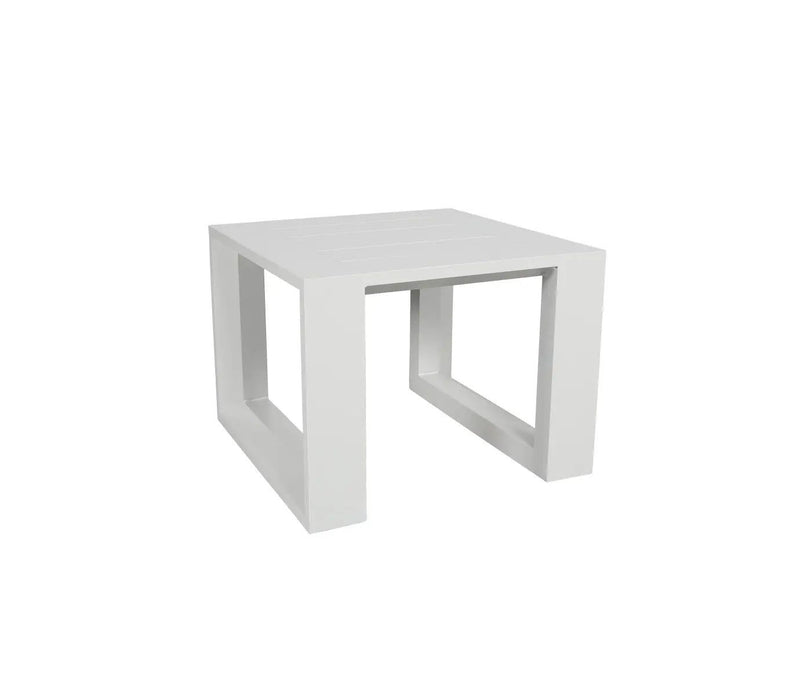 Cabana Coast FURNITURE - Furniture Cabana Coast *23S* Belvedere 24" Square Side Table Grey