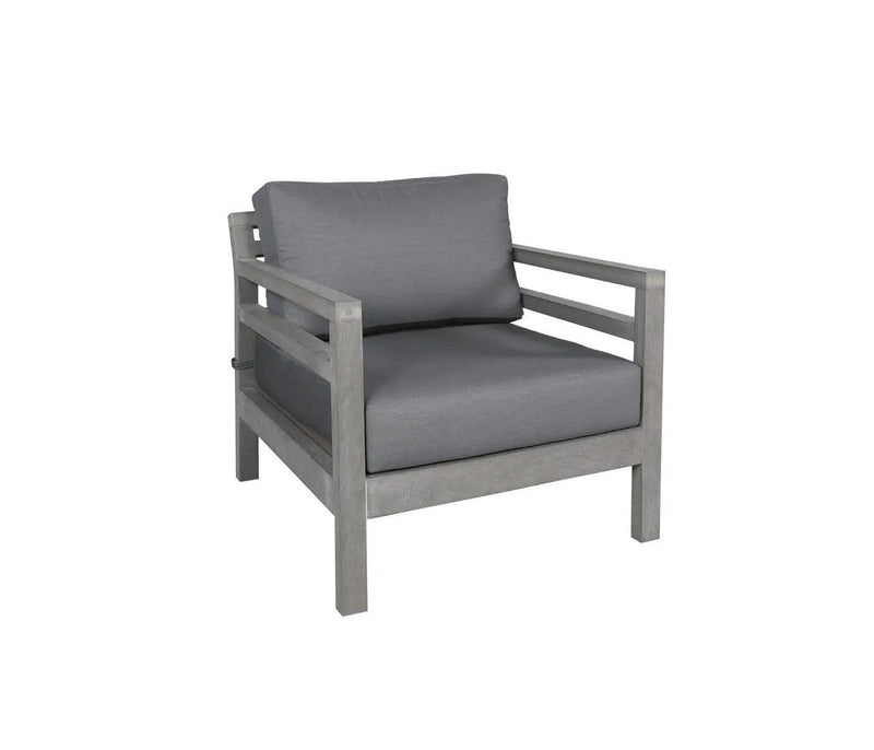 Cabana Coast FURNITURE - Furniture Cabana Coast *23S* Landing Deep Seating - Mice w/Ciao Charcoal Fabric