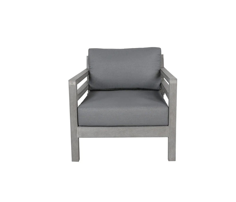 Cabana Coast FURNITURE - Furniture Cabana Coast *23S* Landing Deep Seating - Mice w/Ciao Charcoal Fabric