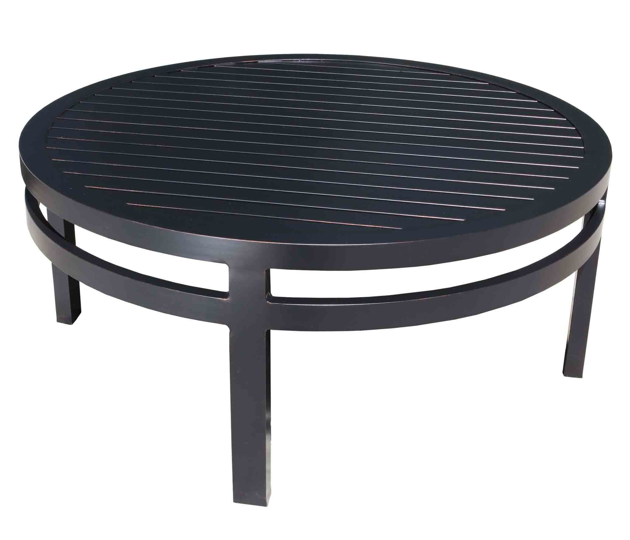 Monaco 39" Coffee Table Black Cabana Coast