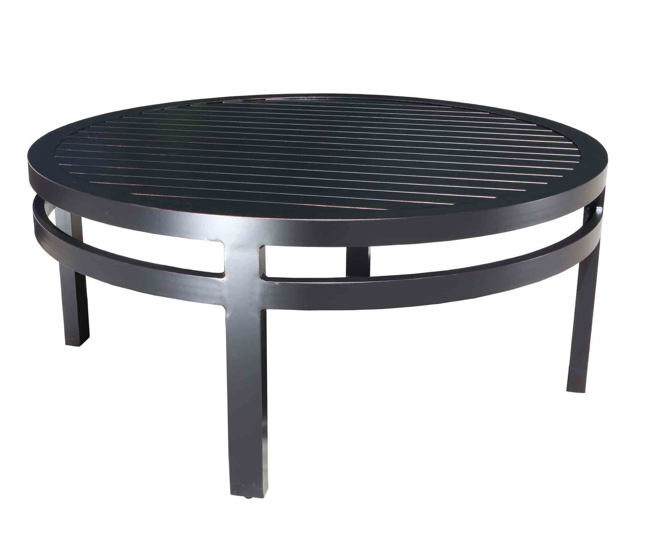 Monaco 39" Coffee Table Black Cabana Coast