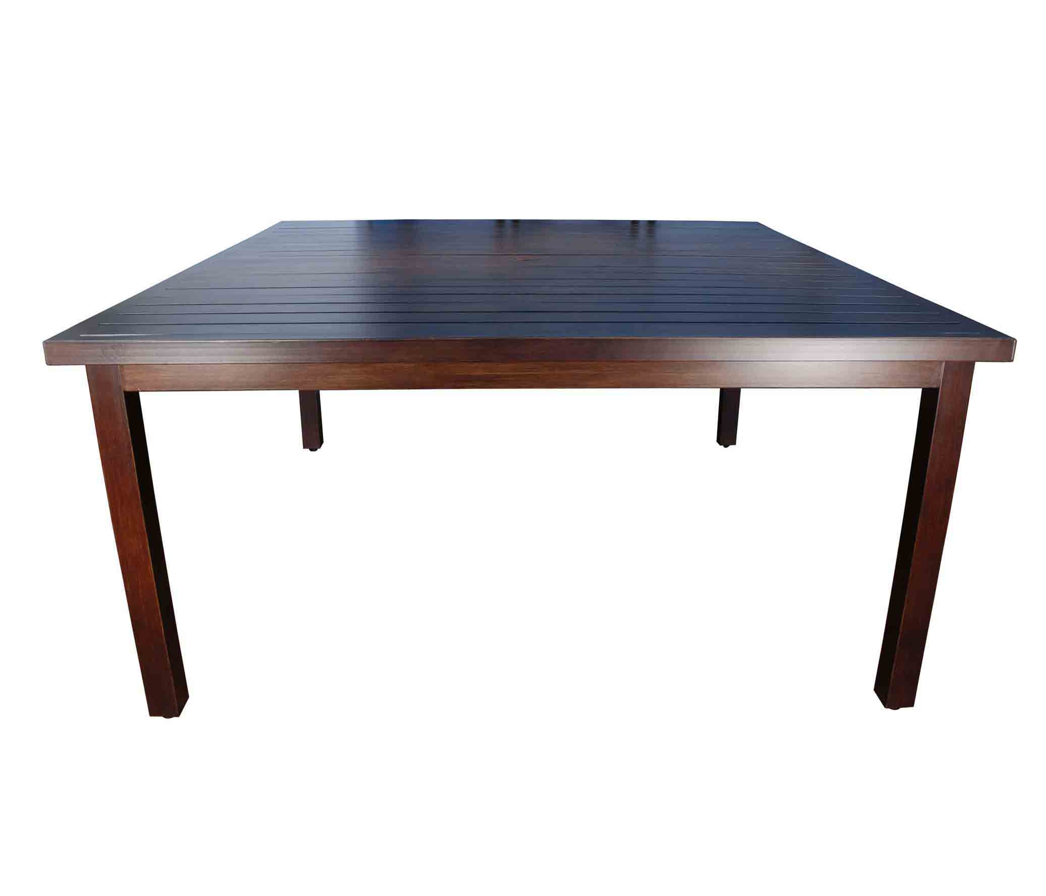 Monaco 60" Square Table Dark Rum Cabana Coast