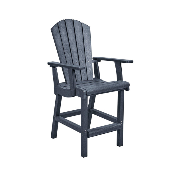 CRP FURNITURE - Furniture Classic Arm Chair Counter Height Slate