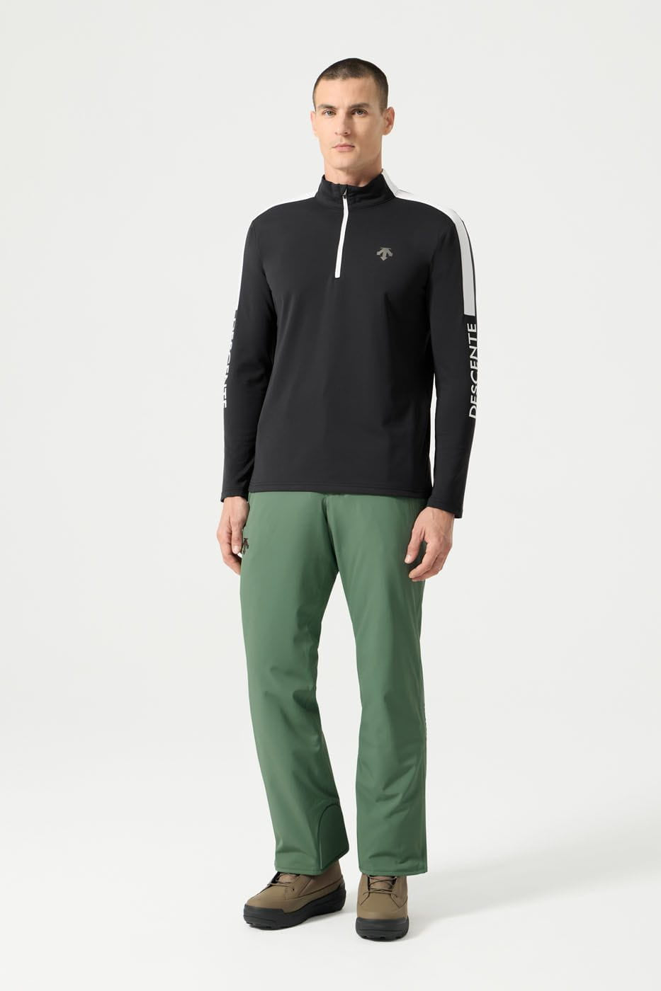 Men's Color Block T-Neck Descente