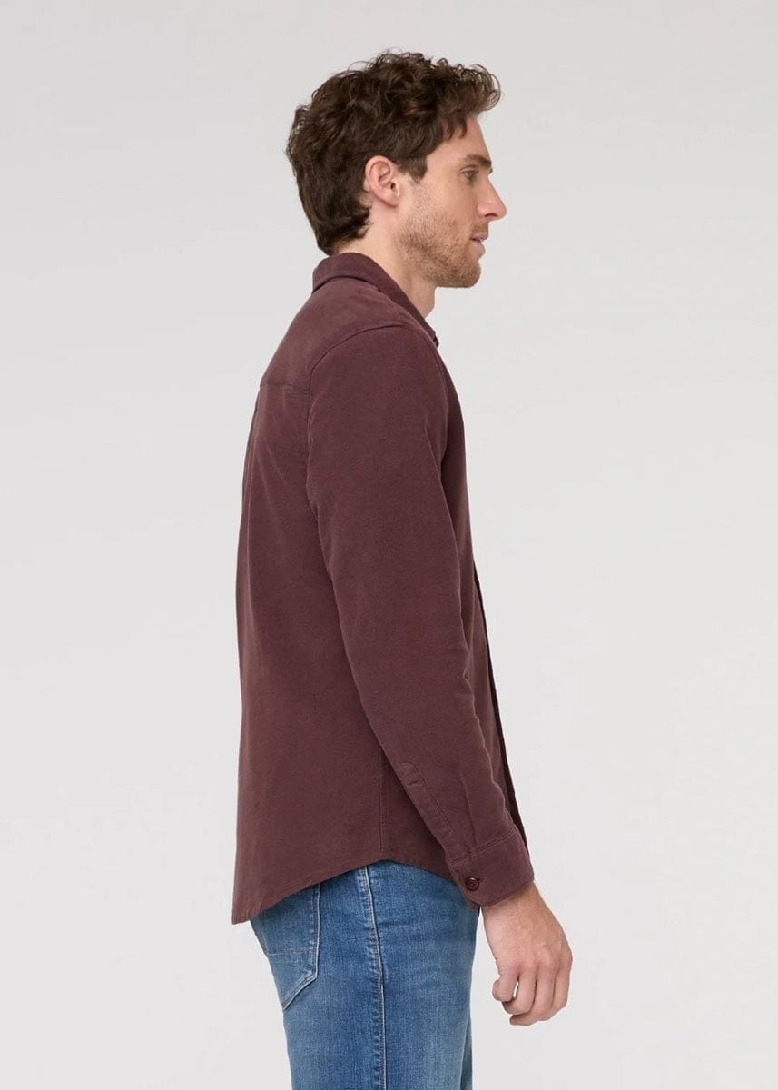 DUER Button Down Men's No Sweat Moleskin Shirt
