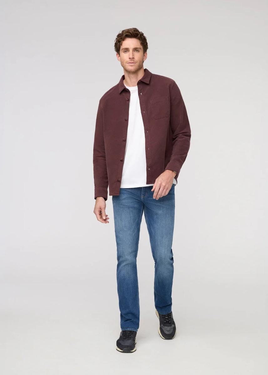 DUER Button Down Men's No Sweat Moleskin Shirt