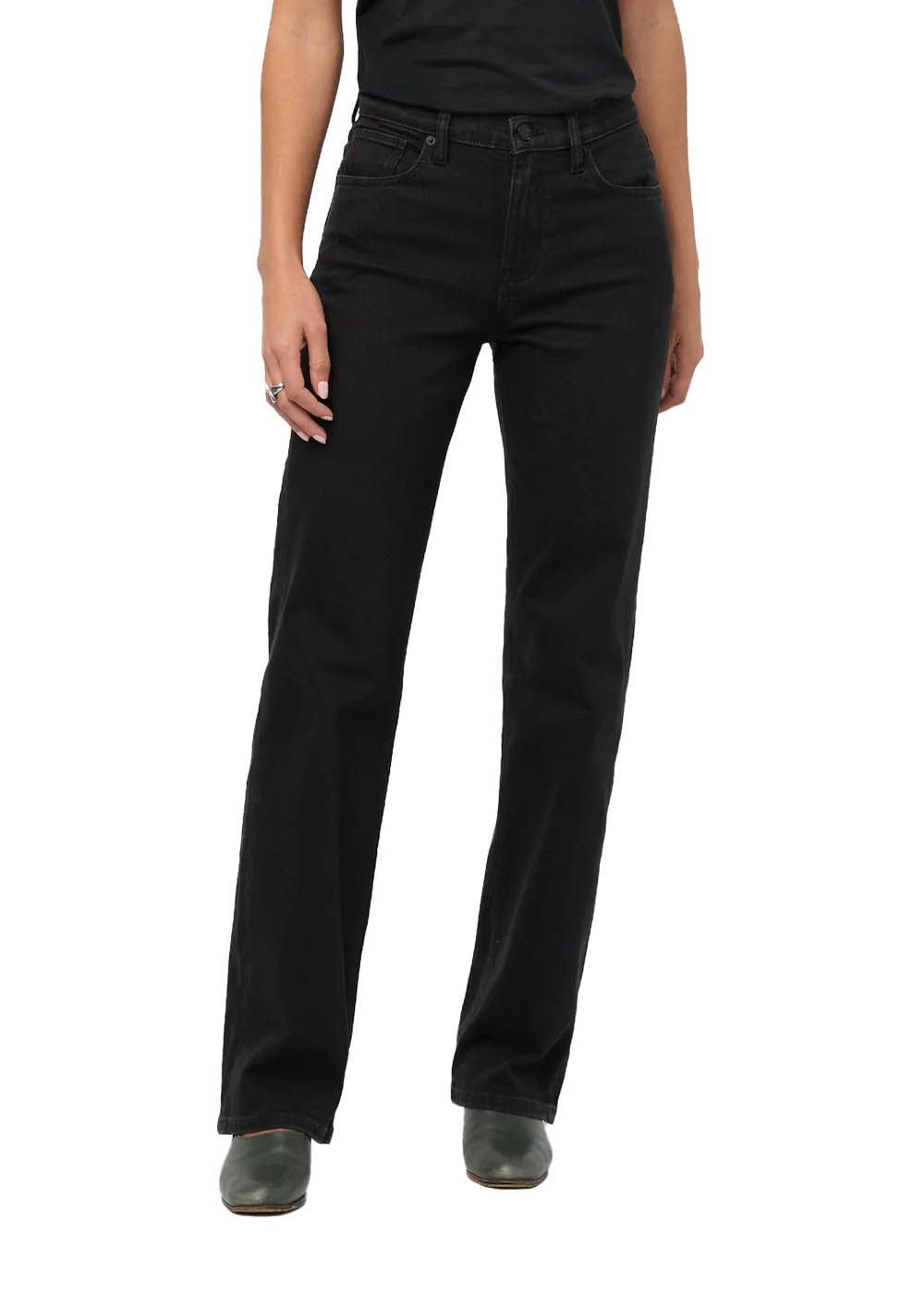 DUER Pants Women's Performance Denim+ High Rise Straight