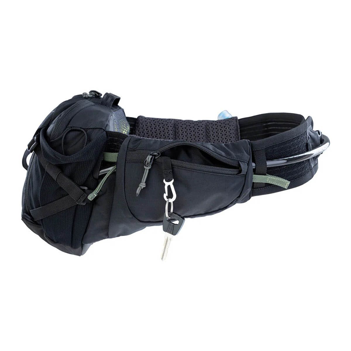 EVOC, Hip Pack Pro 3 +1.5L Bladder, Hip Pack, 3L, Included (1.5L), Dusty Pink/Carbon Grey EVOC